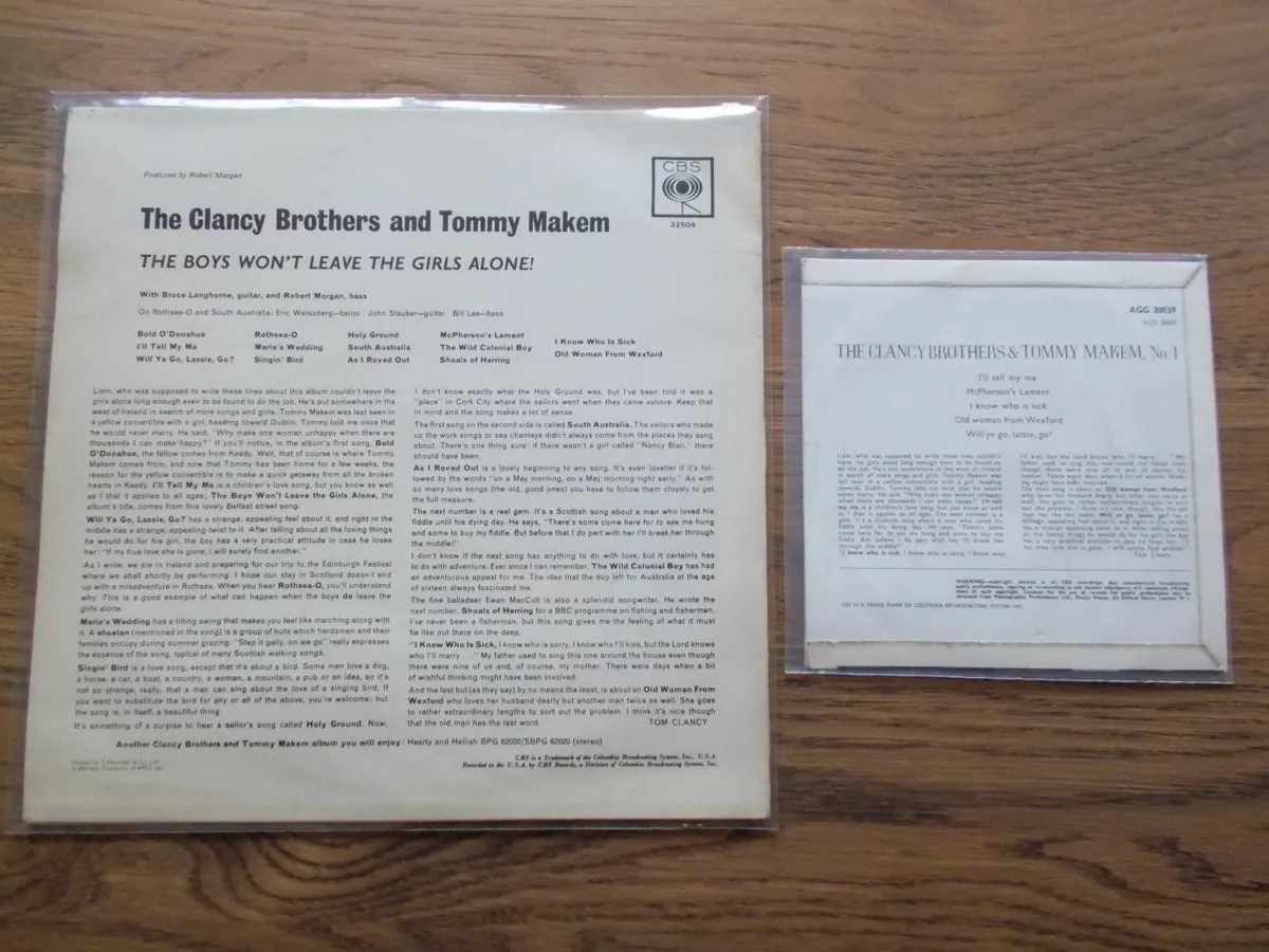 The Clancy Brothers & Tommy Makem Records - Image 2