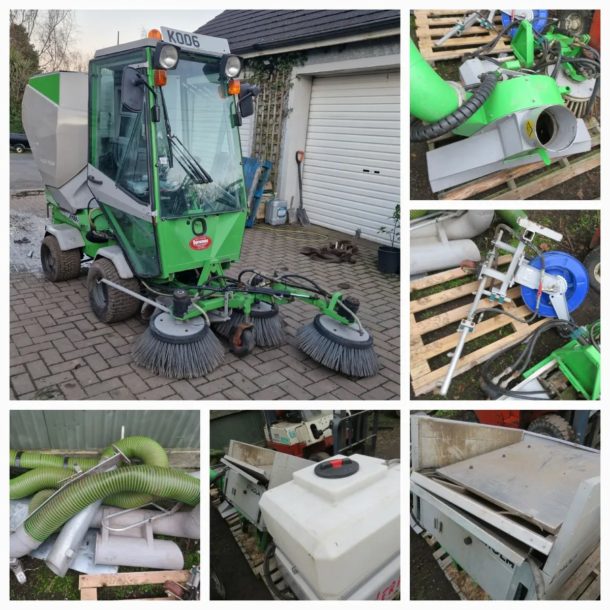 Egholm Utility Vehicle sweeper blower suction - Image 1