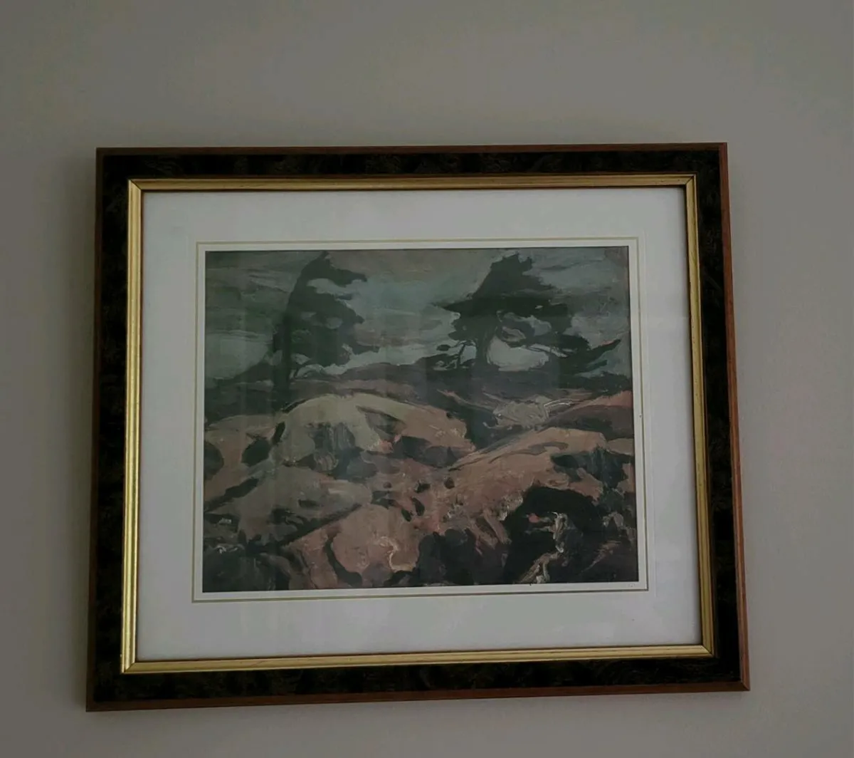 Pair of mounted & framed prints - Image 1