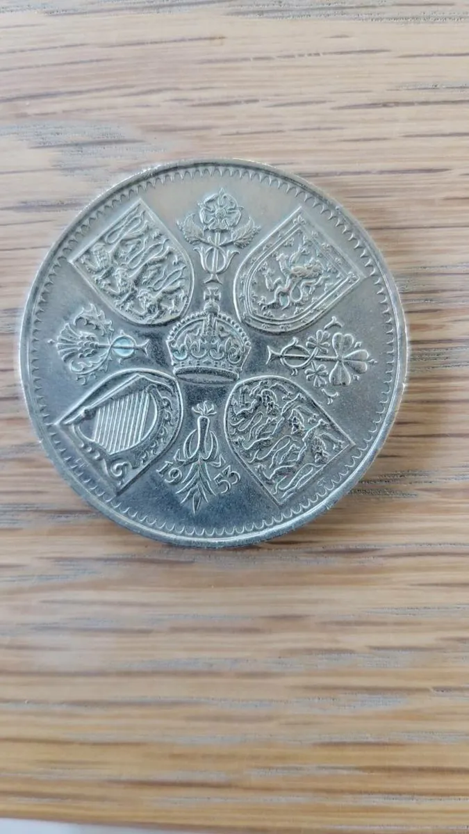 1953 Coronation crown (5 shillings) - Image 2