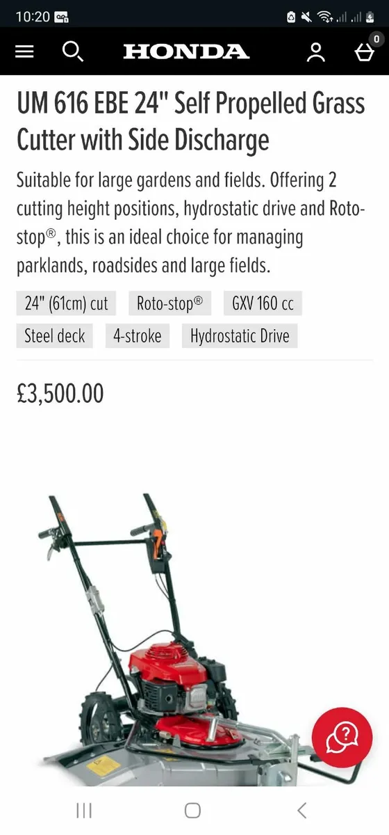 Honda UM616 grass cutter mower lawnmower - Image 2