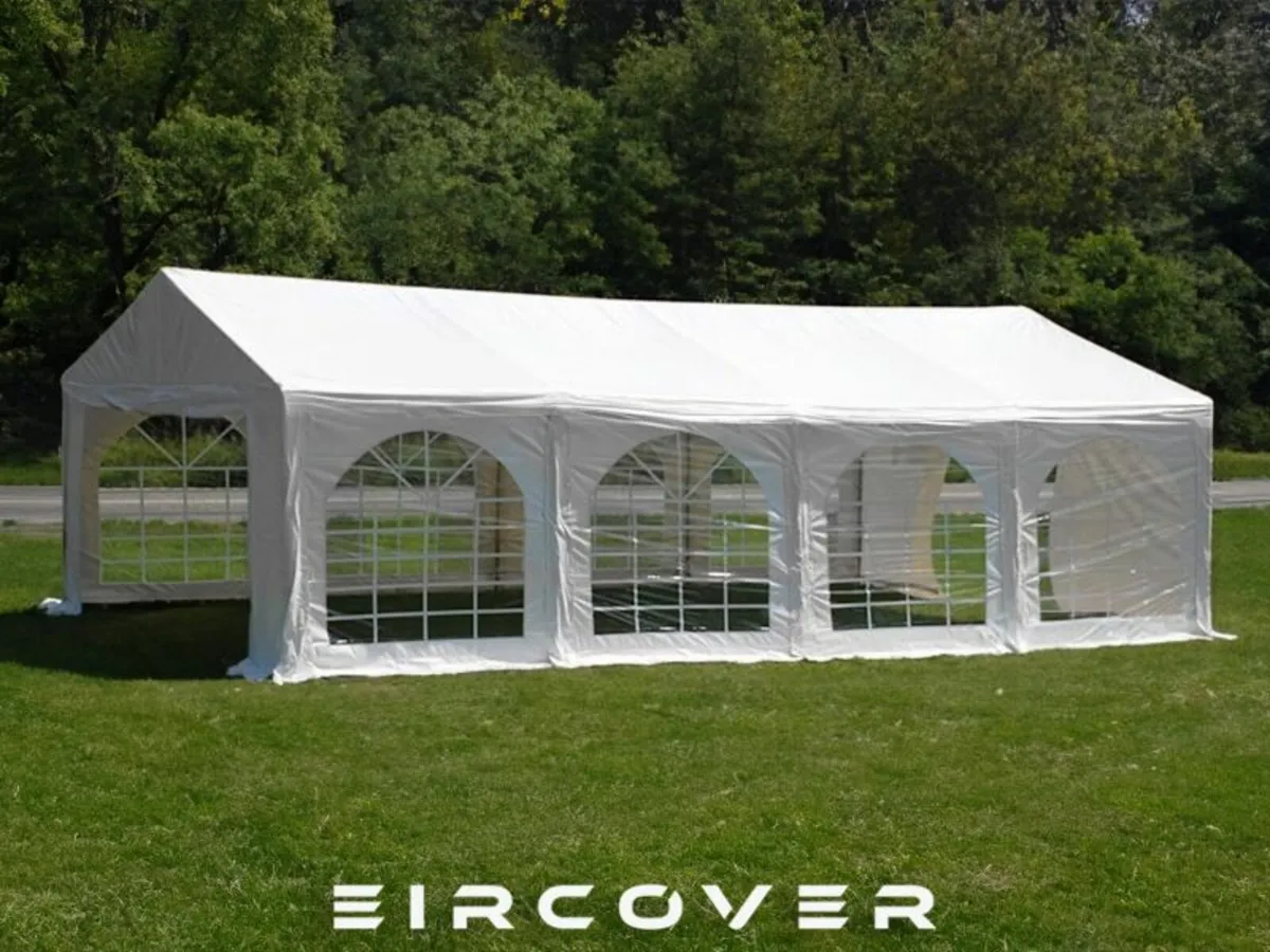 Marquee 4m x 8m PVC cover (13' -26') FREE Delivery - Image 1