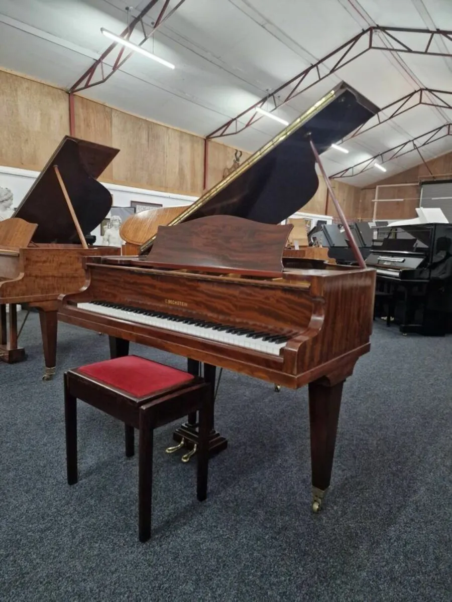 C.Bechstein Baby Grand Piano Rich Figured Mahogany