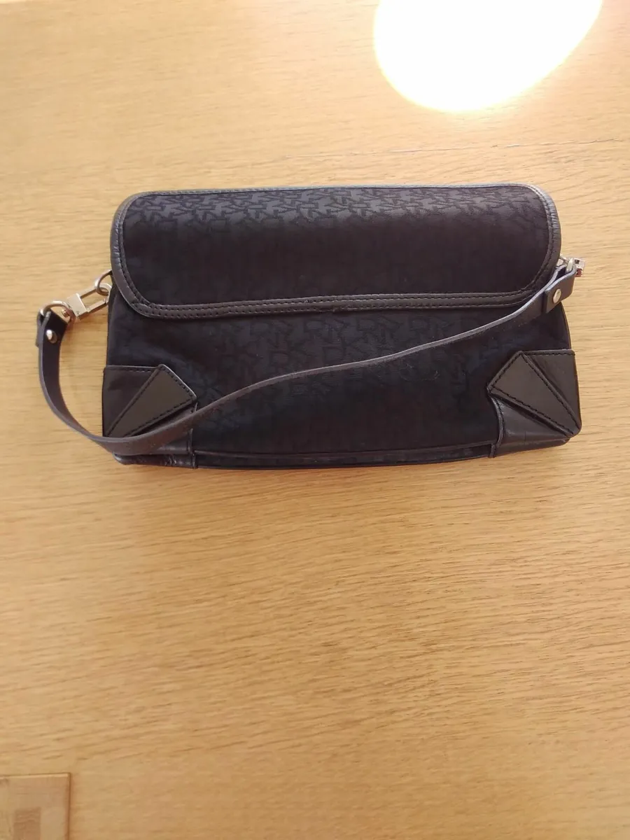 DKNY black clutch bag - Image 2