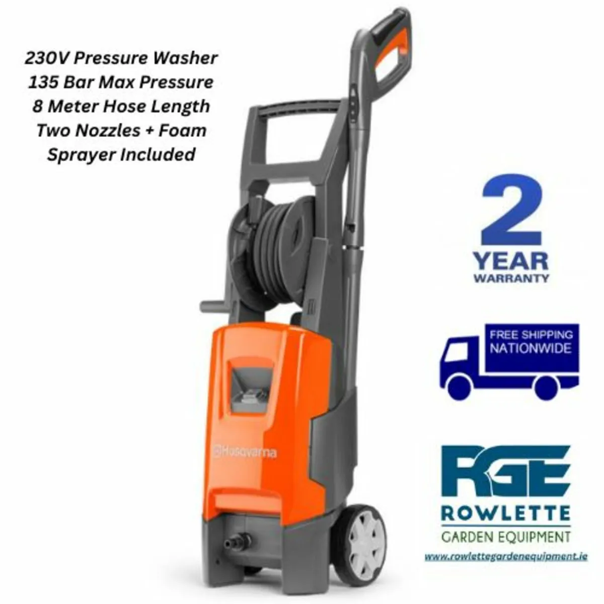 Husqvarna Power Washer PW 235R - Image 1
