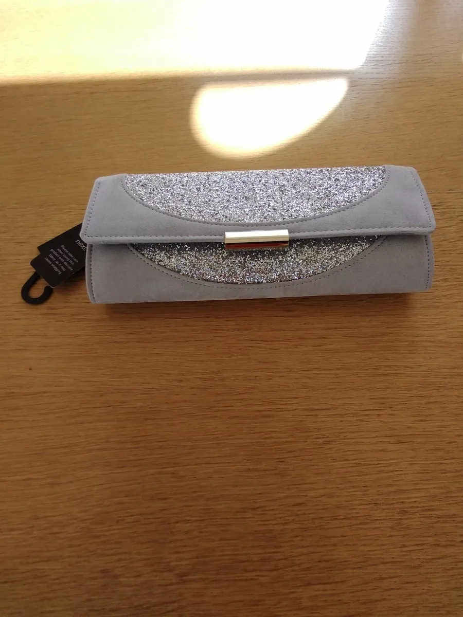 Silver Next Clutch Bag - Image 1