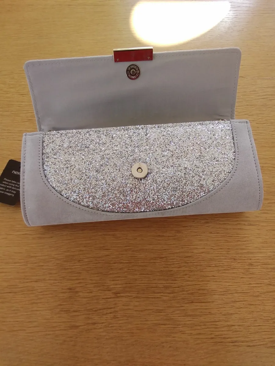 Silver Next Clutch Bag - Image 3