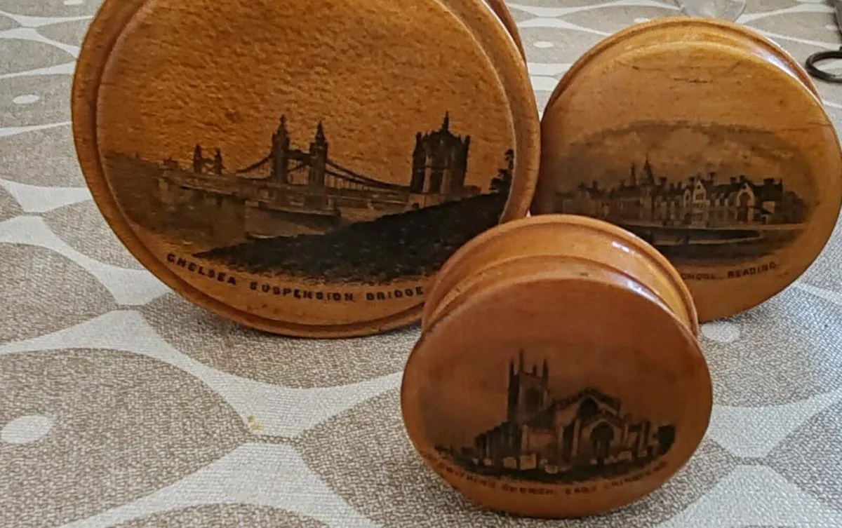 3 Mauchline boxes - Image 1