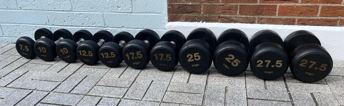 202kg origin fitness dumbbells - Image 2