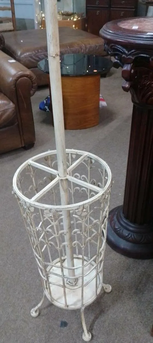 Ivory Metal Coat Stand - Image 2