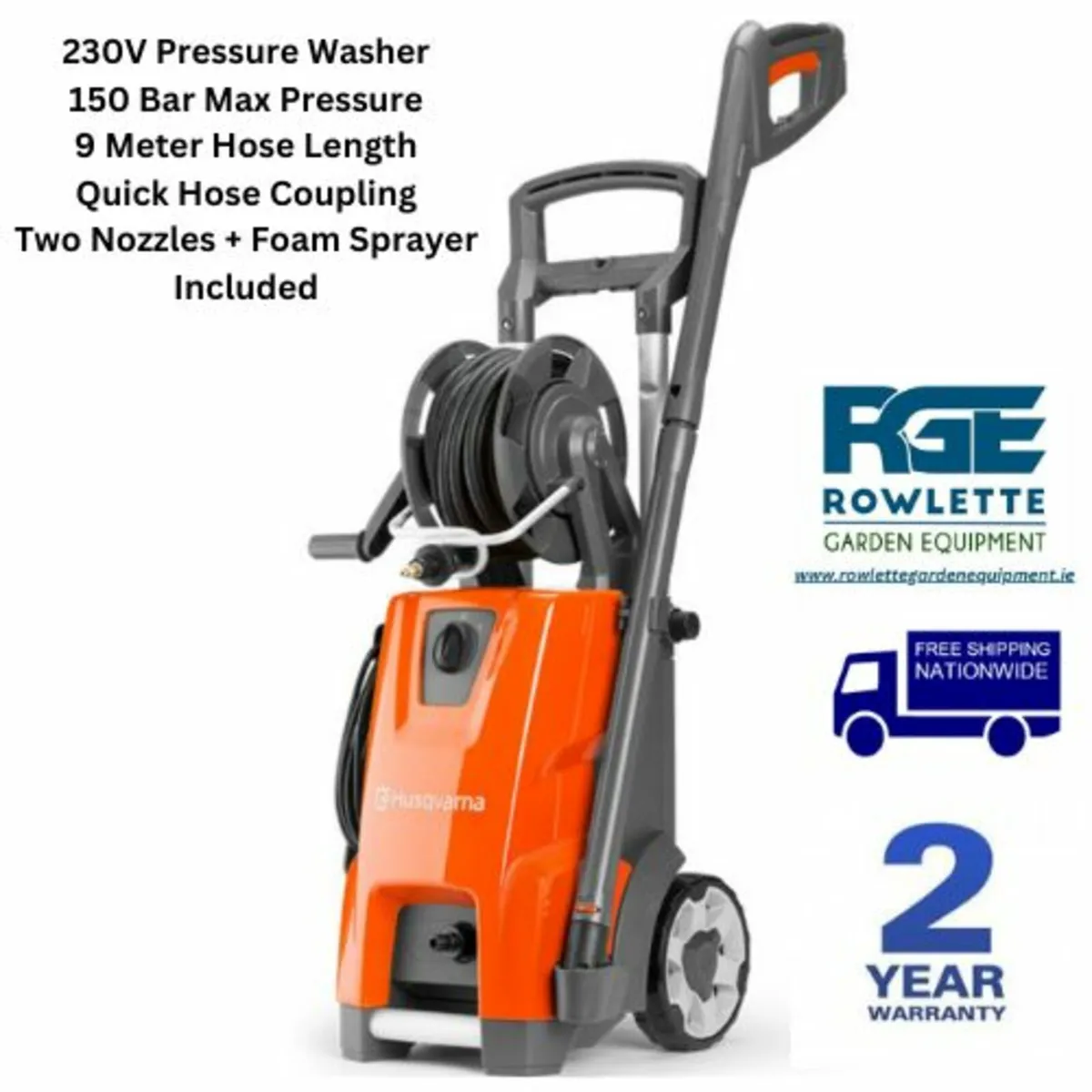 Husqvarna Electric Pressure Washer PW350 - Image 1