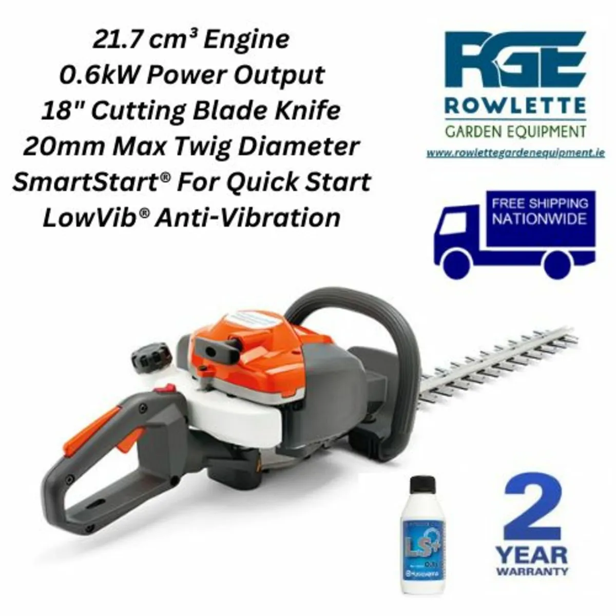 Husqvarna Hedge Cutter 122 HD 45 - Image 1