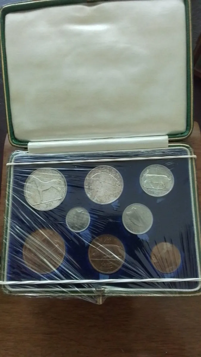 1928 set of proof Irish coins for sale - Image 1