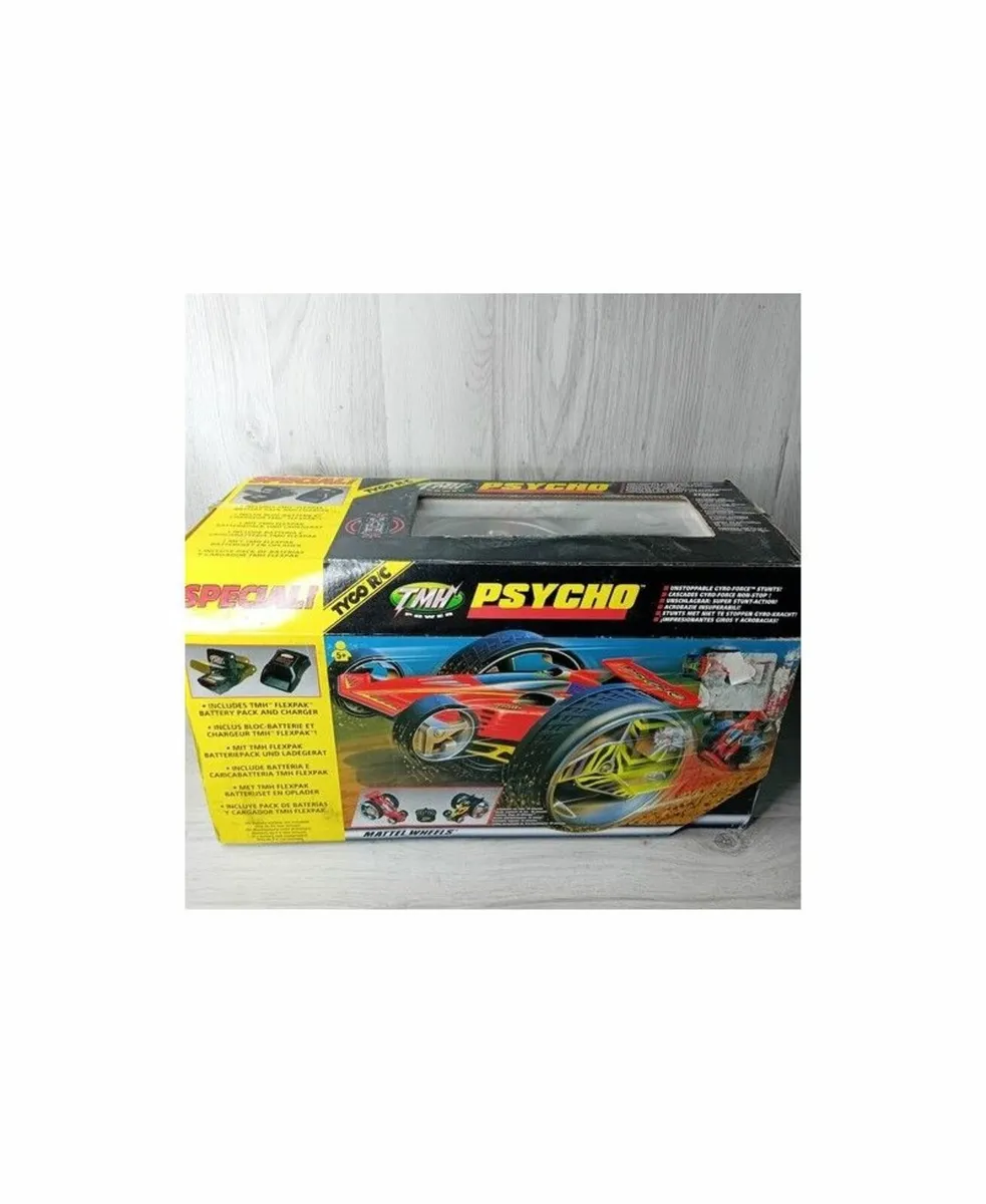 TYCO RC TMH PSYCHO GYRO STUNT CAR MATTEL 1997 NEW