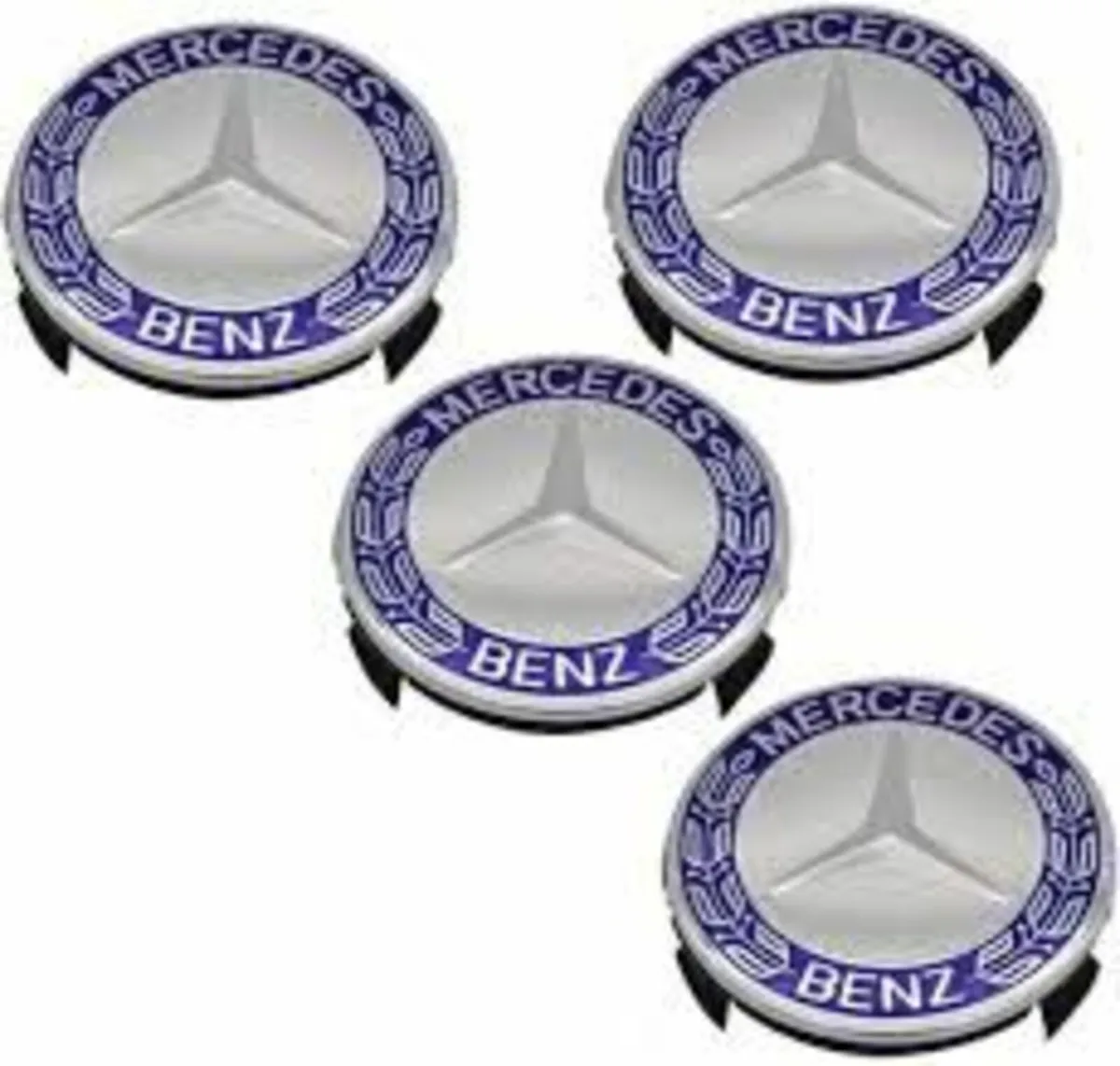 4PCS Mercedes Centre Caps 75MM