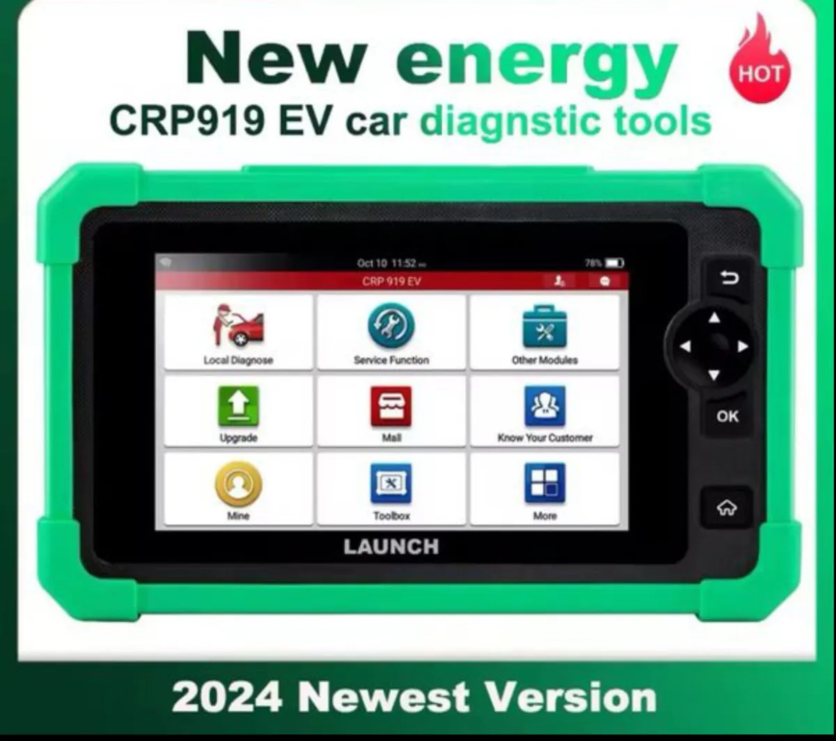 LAUNCH CRP919 EV Diagnostic Scanner NEW - Image 2
