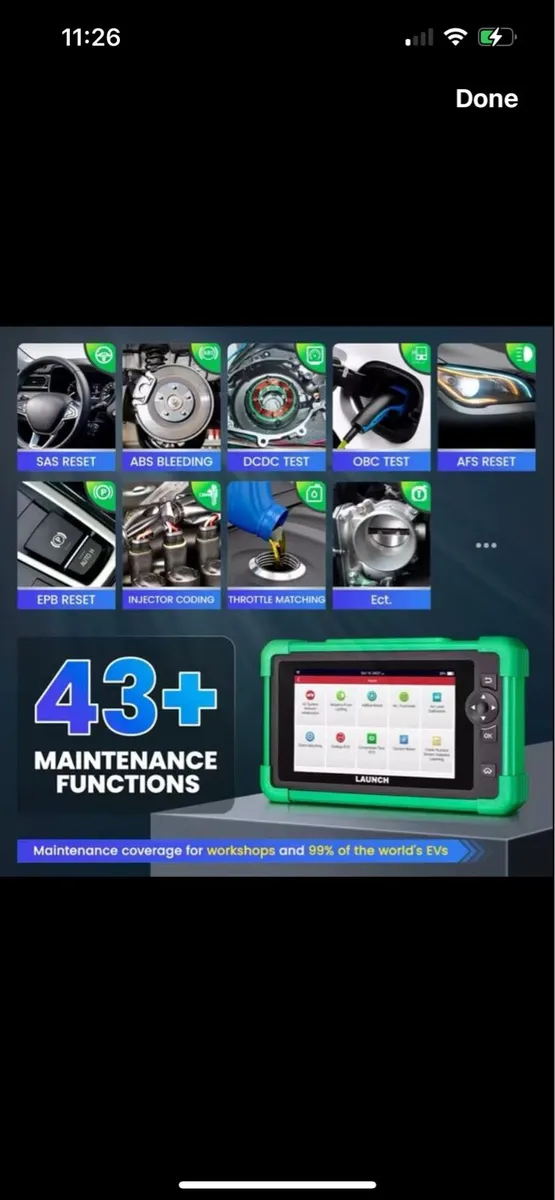LAUNCH CRP919 EV Diagnostic Scanner NEW - Image 4