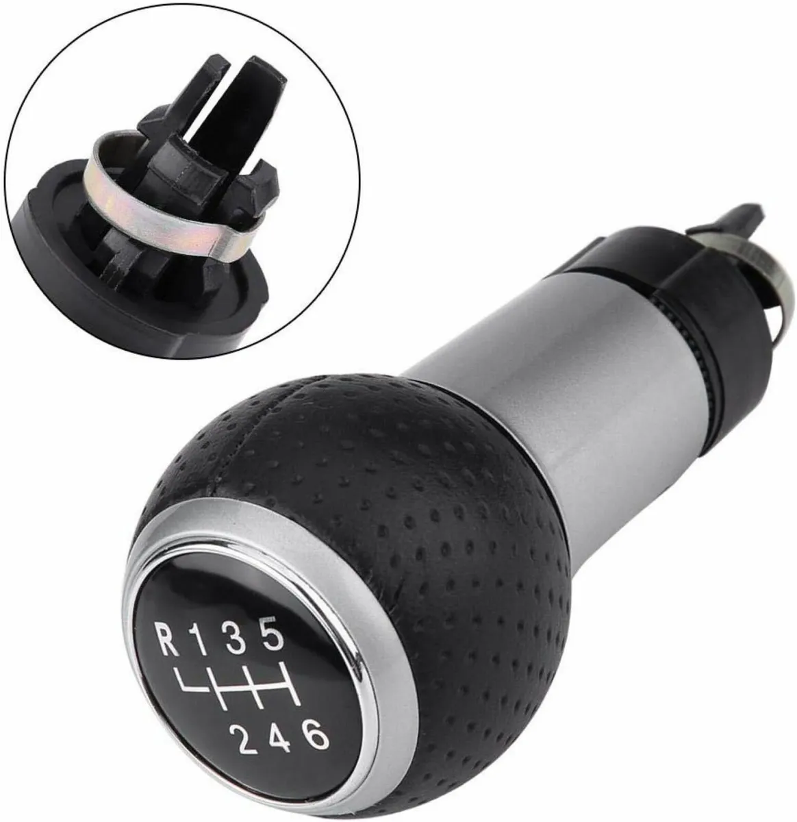 6 Speed Gear Shift Knob Head Compatible with Audi - Image 1