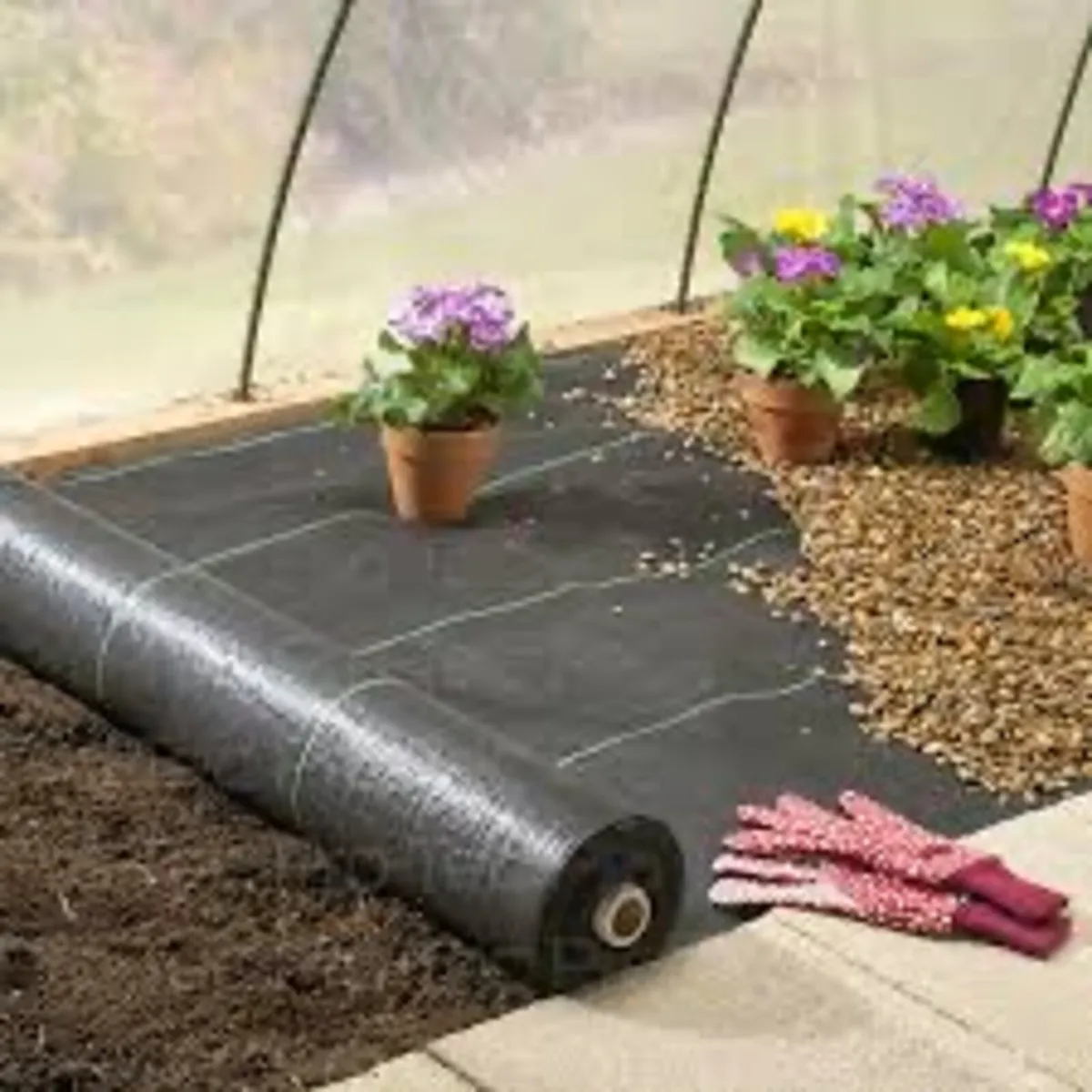 Weed control barrier landscaping gardening - Image 1
