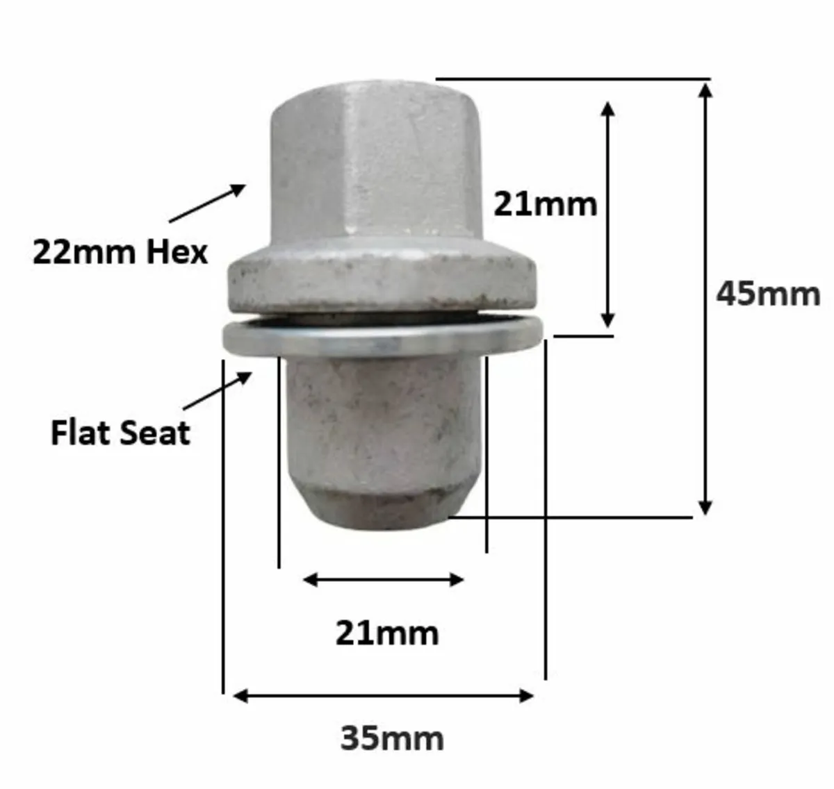 20 x New Nuts. Fit Land Rover Disco 3/4/5-Delivery - Image 3