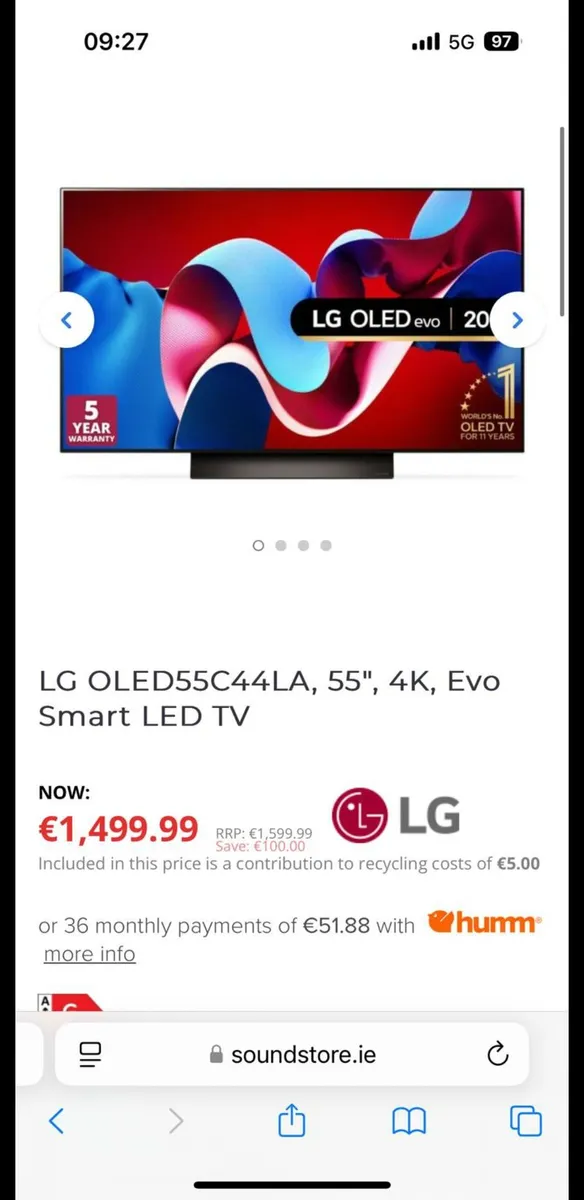 Brand new LG 55 inch tv