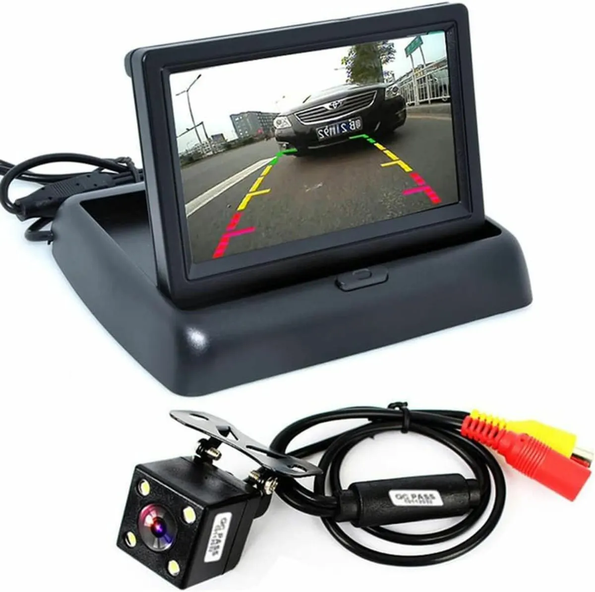 1 set Foldable High-resolution 4.3" TFT LCD Mini C