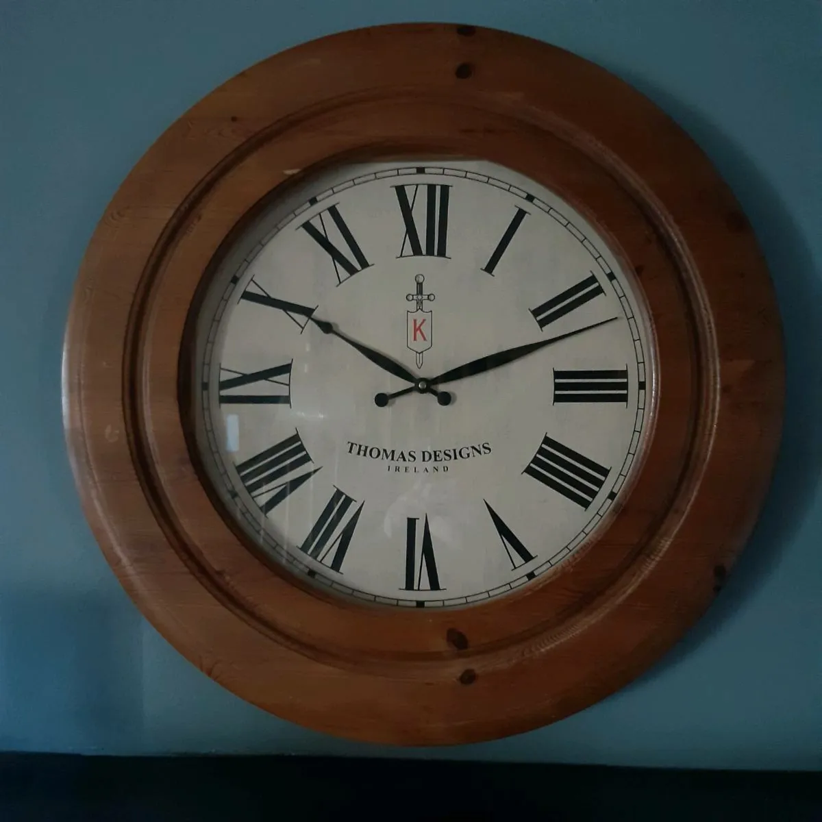 Large Rustic Wall Clock. - Image 2
