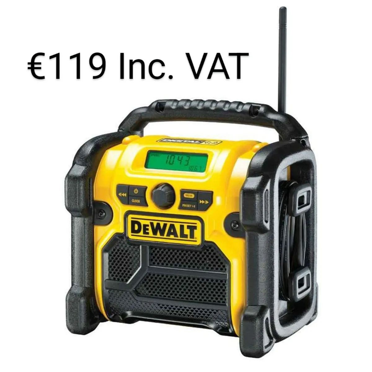 DeWalt DCR020 18v DAB(+)/FM Jobsite Radio