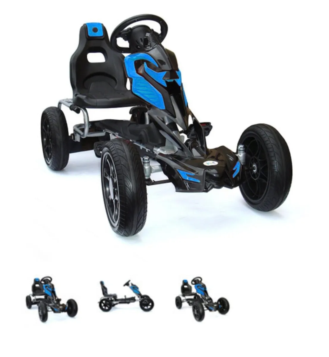 Eva Thunder Go Kart Blue - Image 1