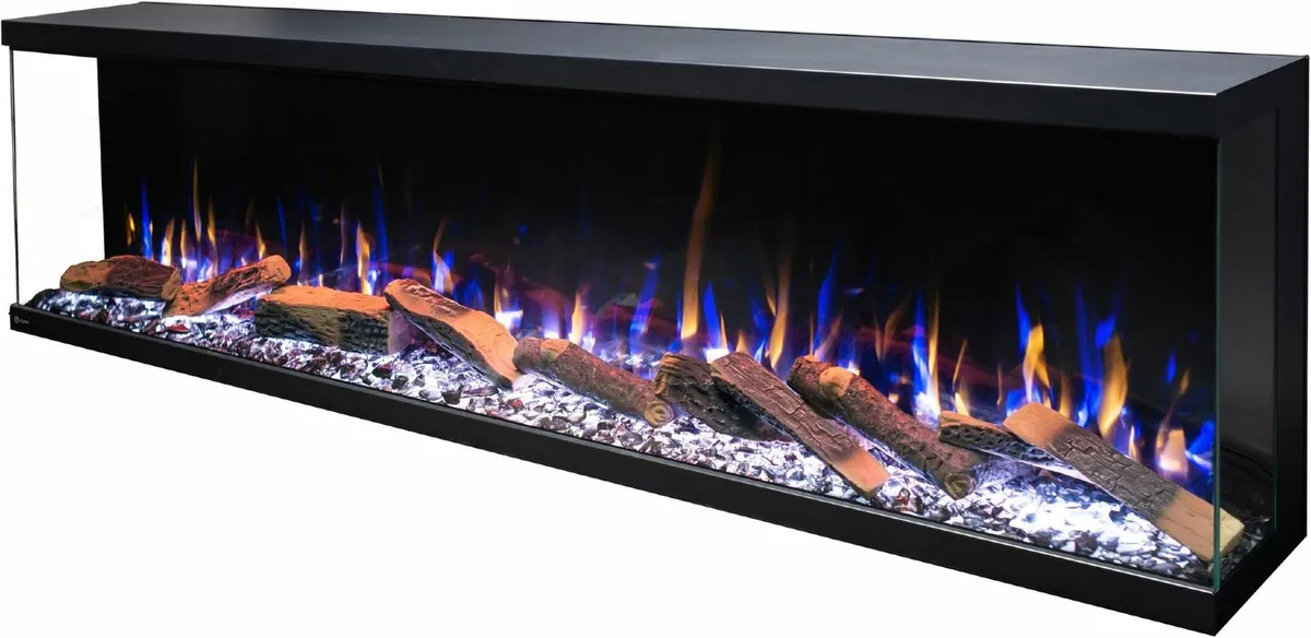 3 sides electric fireplace FREE delivery all IRL - Image 4