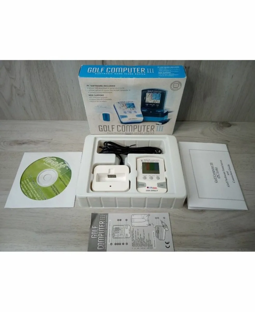 GOLF COMPUTER III ELECTRONIC GAME SCORE KEEPER NEW