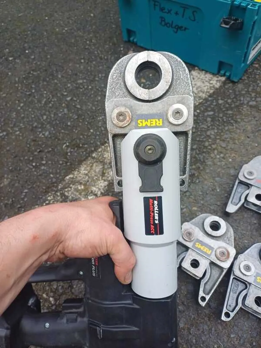 Rems/Roller Mini Crimp 14v gun with jaws. Crimping tool. Press gun , crimper - Image 2
