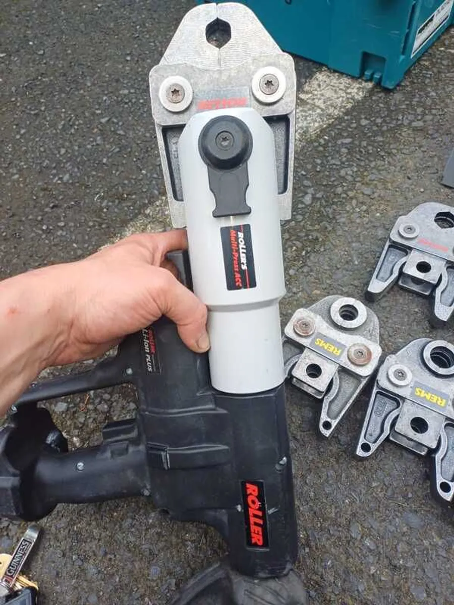 Rems/Roller Mini Crimp 14v gun with jaws. Crimping tool. Press gun , crimper - Image 3
