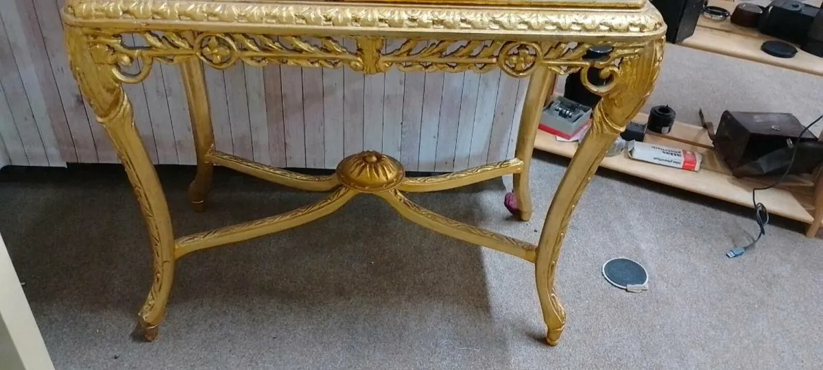Ornate Baroque Style Gilt Display Cabinet - Image 2