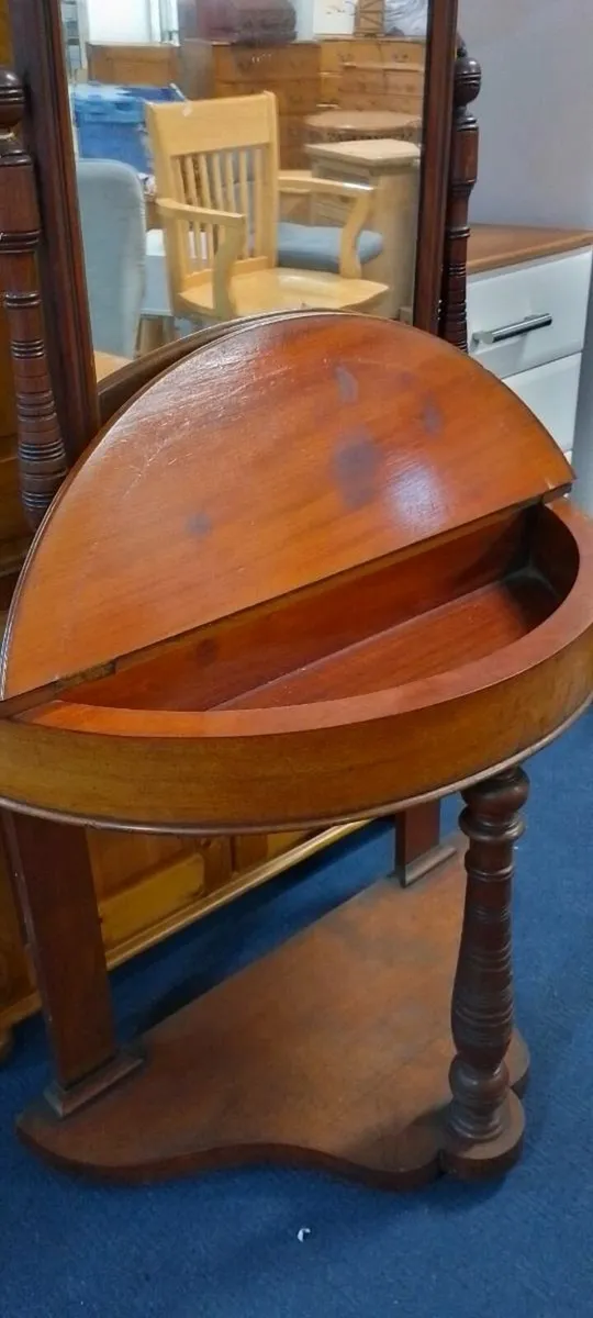 Victorian Mirrored Hall Table - Image 3
