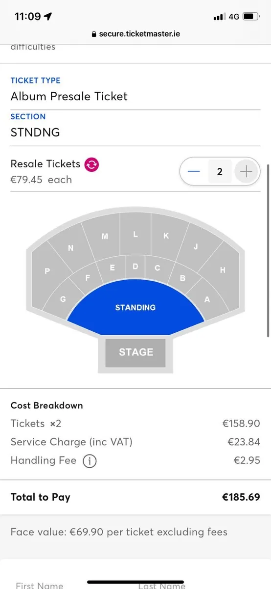 Tate McCrea standing tickets - Image 2