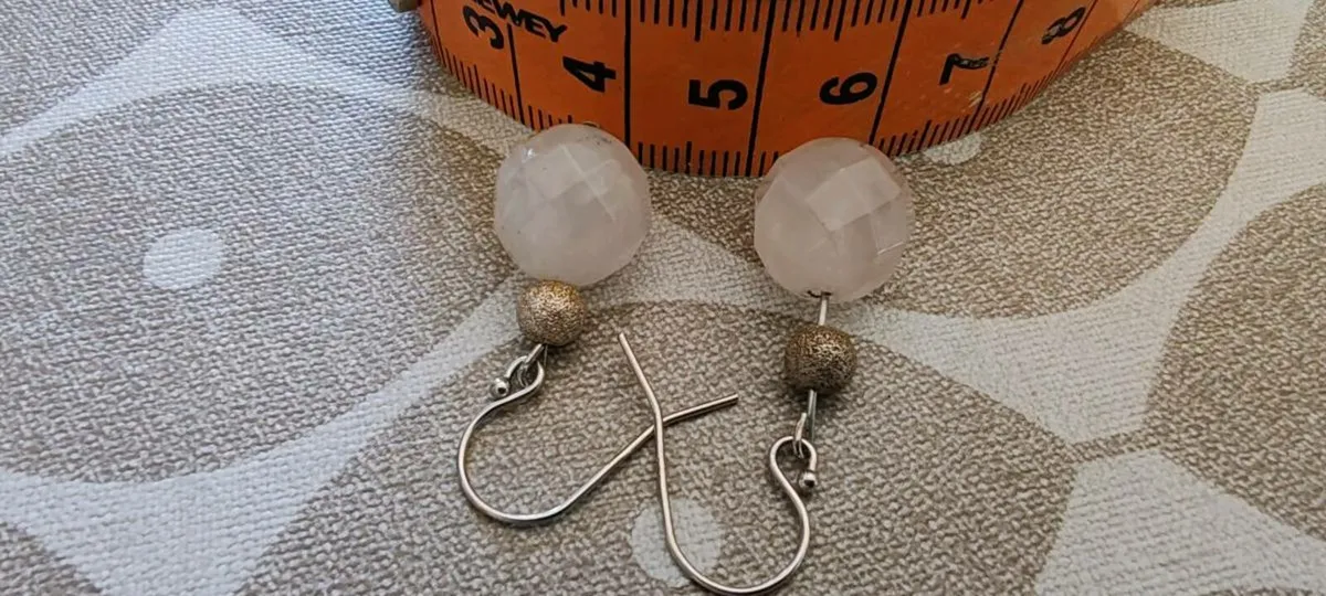 3 pr. Sterling silver earrings - Image 4