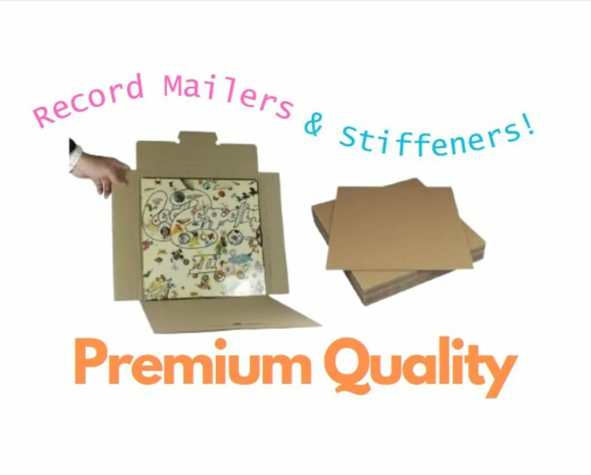 7" & 12" Inch LP Professional Vinyl Record Mailers - Image 1