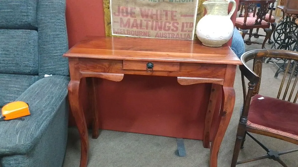 Modern Hardwood Console Table