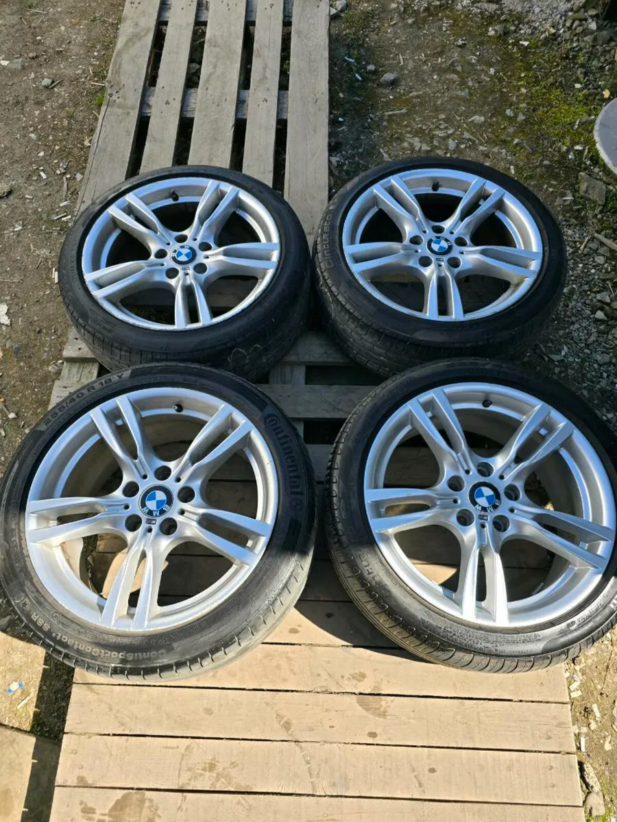 18" Bmw 5x120 Genuine MSport Staggered - Image 1