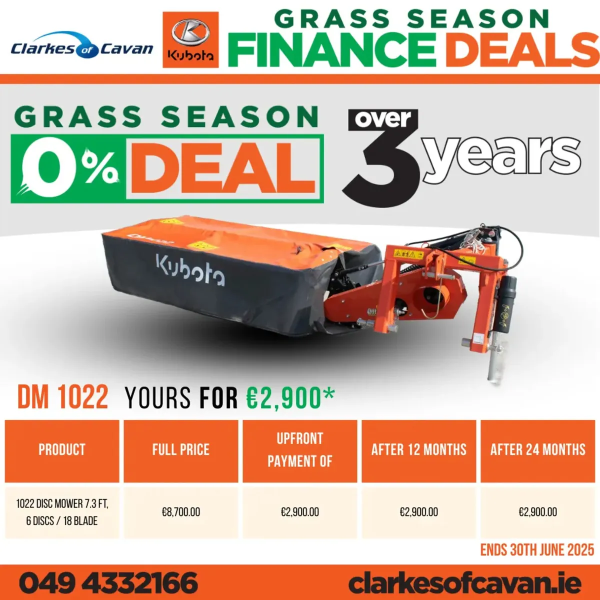 Kubota disc mower - Image 1