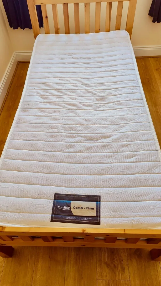 Single bed with mattress - Image 2