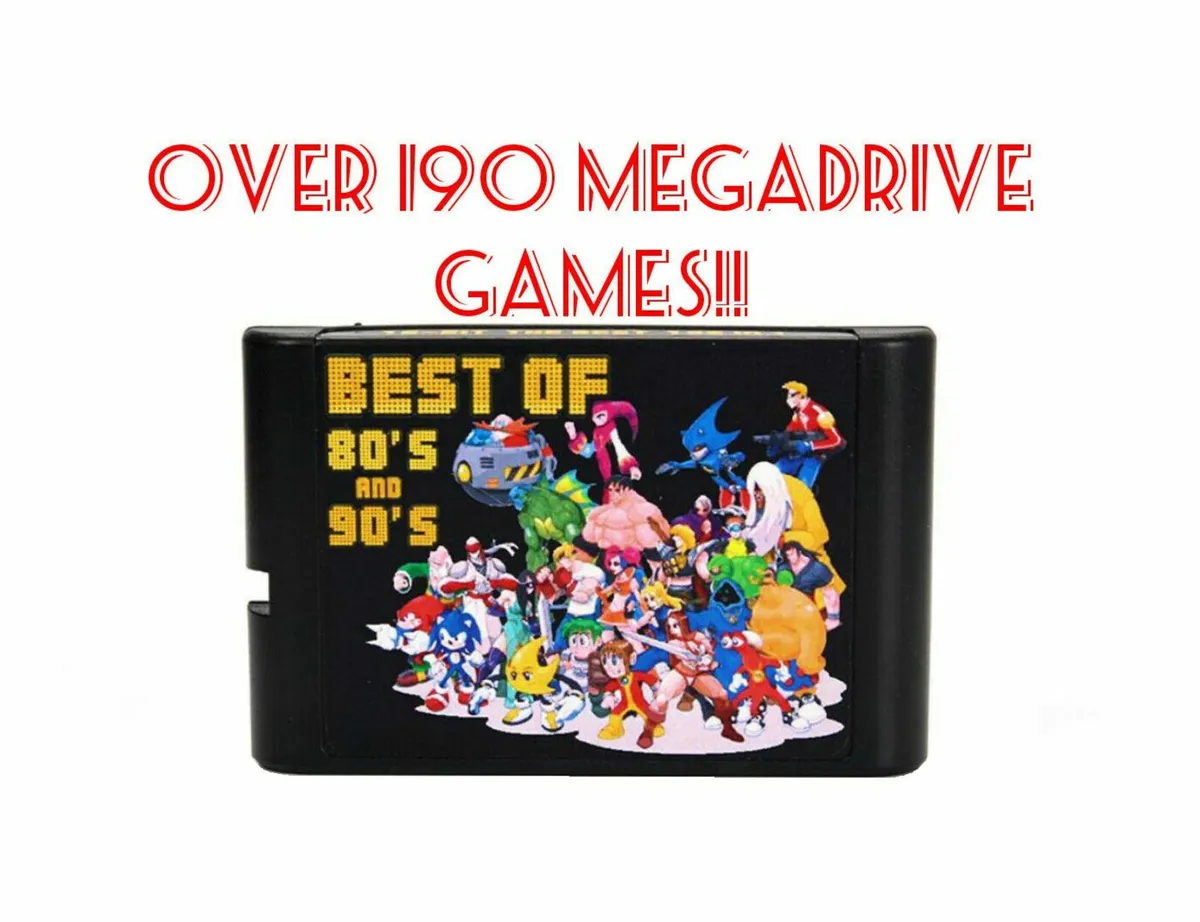 Sega Megadrive 196-in-1 Flashcart Game Cartridge!! - Image 1