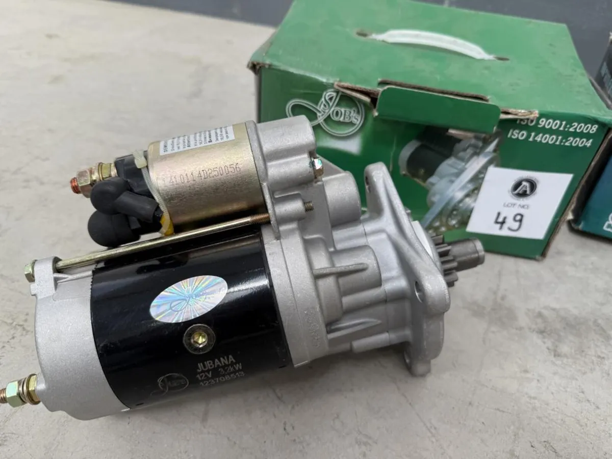 2x Jubana Starter Motors **Online Auction** - Image 3