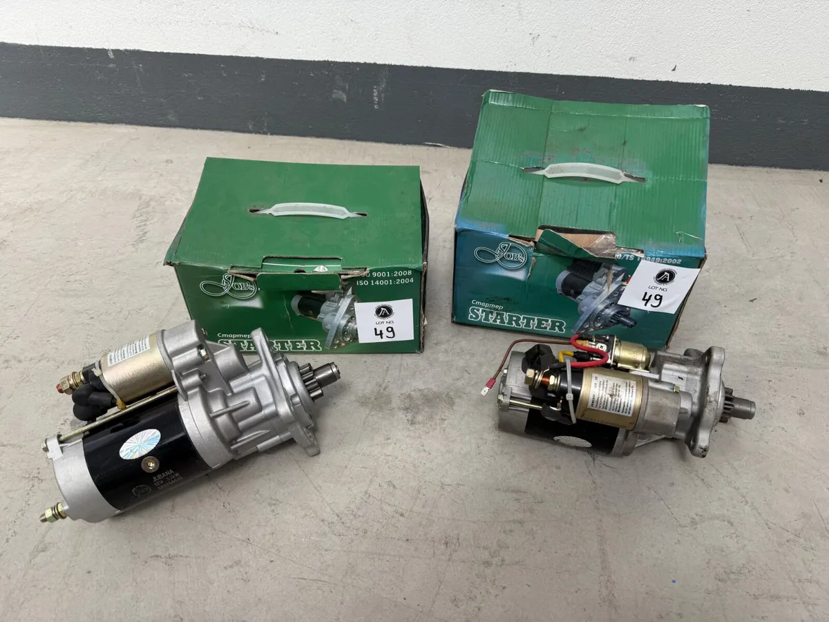 2x Jubana Starter Motors **Online Auction** - Image 1