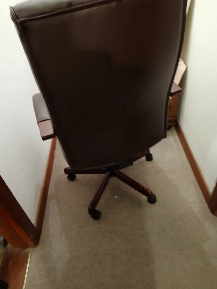 Office chairs new....chesterfeild  lot of (4).. - Image 3