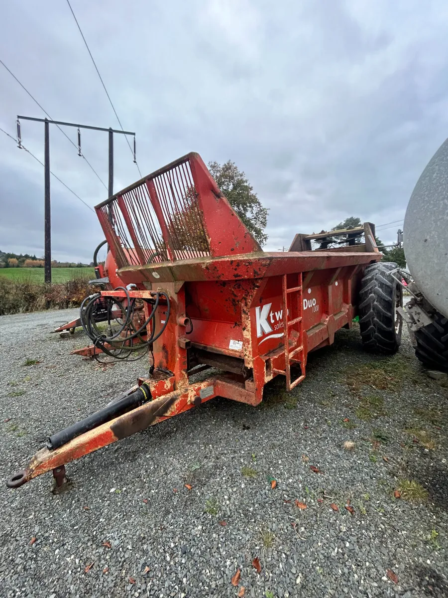 KTWO Muck Spreader Duo 1000 17 Cubic Metre - Image 1