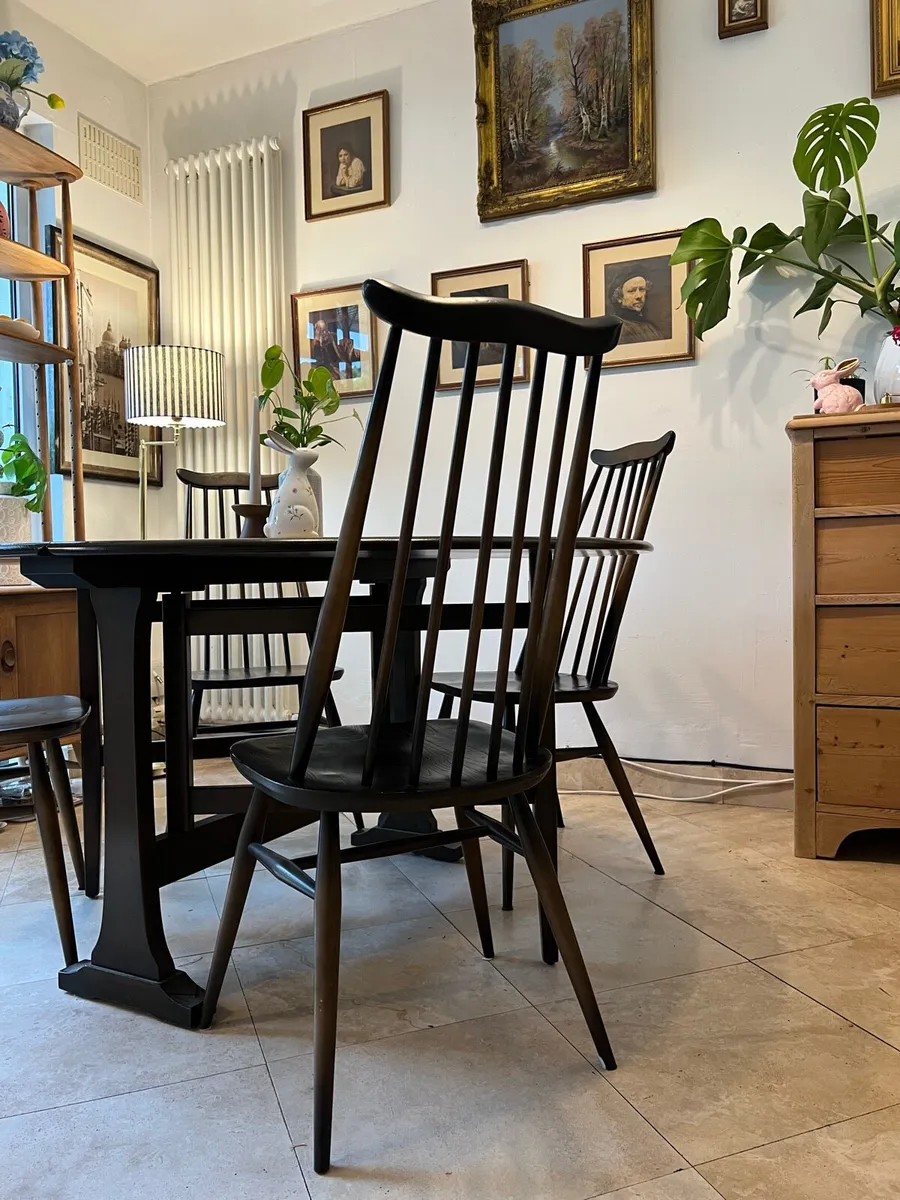Mid century Ercol table and chairs - Image 2