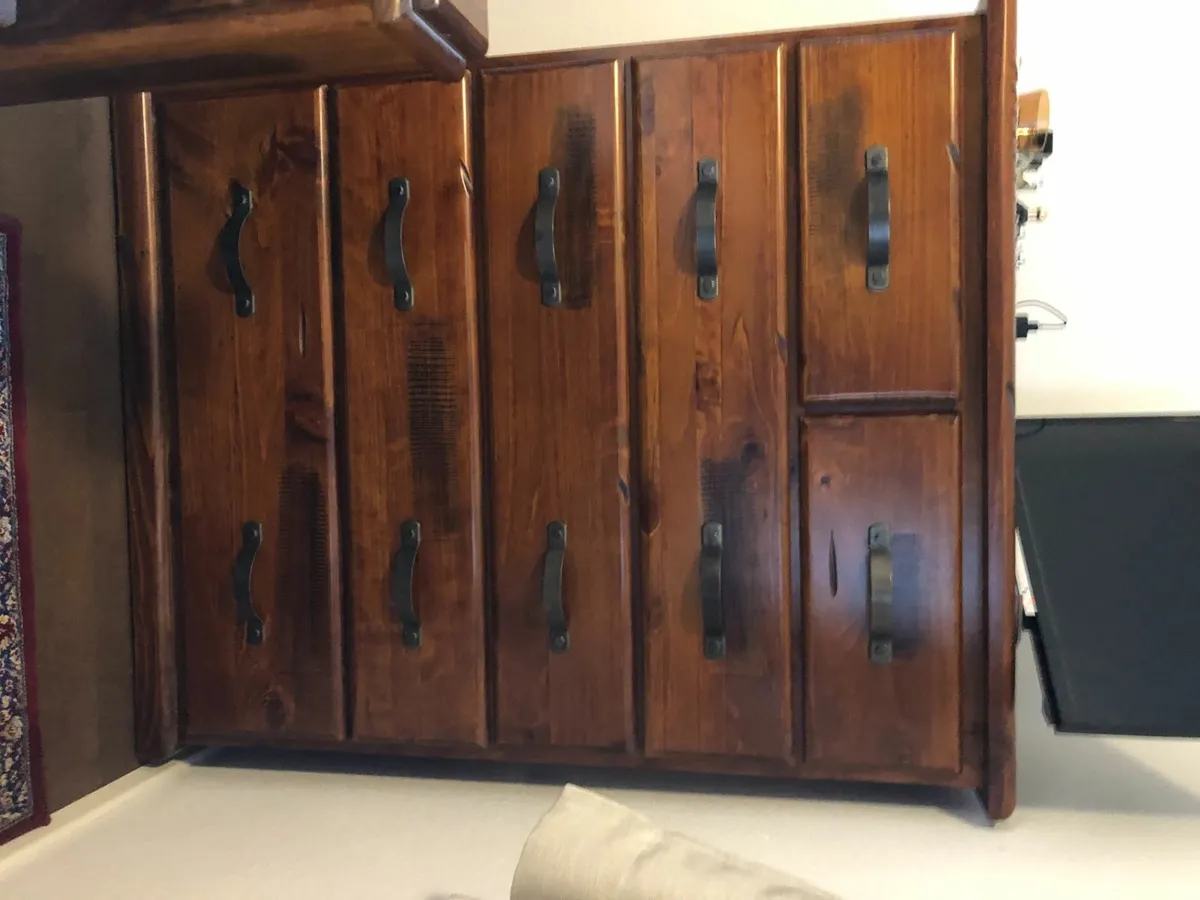 Bedroom set: Bed w/ Mattress, Bedside table, Chest - Image 3