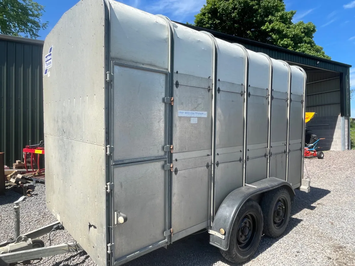 Ifor Williams 12ft x 6ft x 7ft high cattle cattle - Image 1